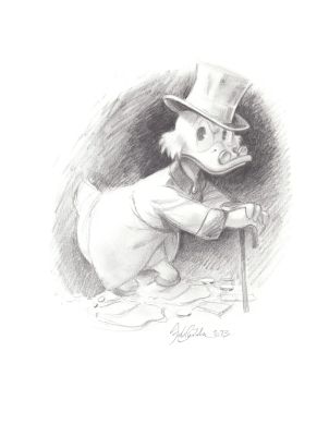 Federico Bertolucci | Zio Paperone (inedito) | Krazy Art Gallery