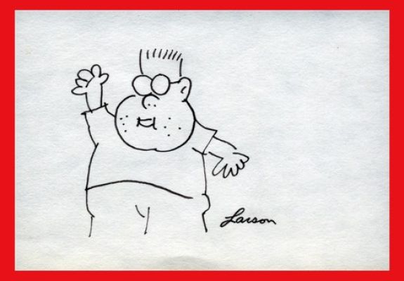 Gary Larson The Far Side Original Signed Sketch | eBay US (Buy It Now)