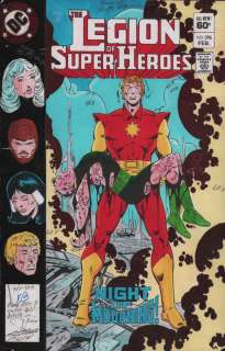 Anthony Tollin - Legion of Super-Heroes #296 Cover Color Guide Art - 1983