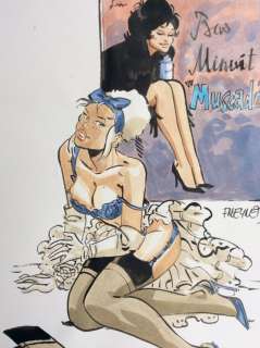 Meynet, Felix | Dessin original en couleurs directes  - Mirabelle Ã  Paris" | Catawiki