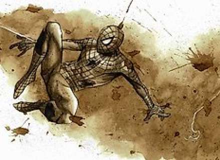 Spiderman III - Original Coffee Drawing By Juapi | Catawiki