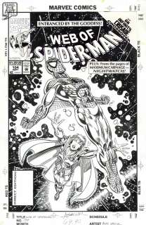Alex Saviuk - Web of Spider-Man 104 Cover
