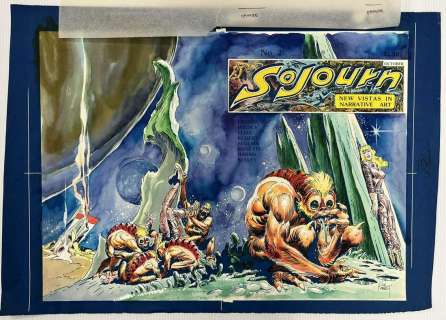 Joe Kubert Sojourn #2 Wrap Around Cover | Weiss Auctions