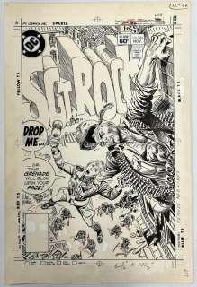 1983 Sgt. Rock #382 Cover Art, Joe Kubert | Weiss Auctions