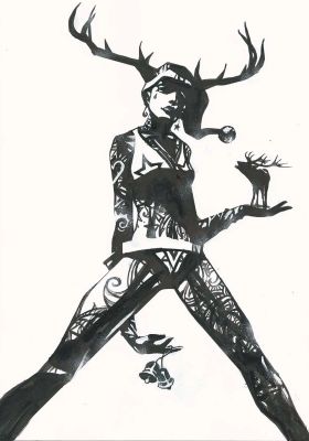 Danijel Zezelj | Illustration Bad Santa | Galerie Glénat