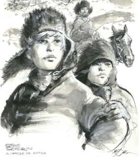 Follet, René - Dessin original - Steve Severin - Le cercle de justice | Catawiki