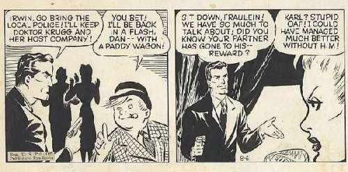 82: Paul Pinson Dan Dunn daily 8/6/42