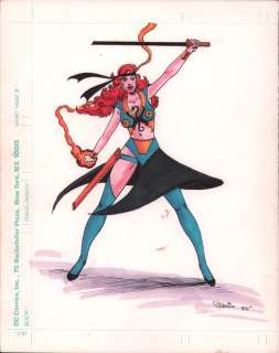 Paris Cullins | Lady Iron Fist Color Commission - Signed - 1982 | Anthony’s Comic Book Art
