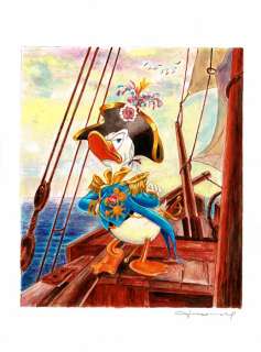 Fernandez, Tony - Original Acrylic Painting - Donald inspired by Horatio Nelson | Catawiki