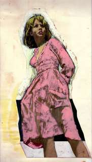 Renato Fratini - Gypsy Girl - Partial Movie Poster Painting