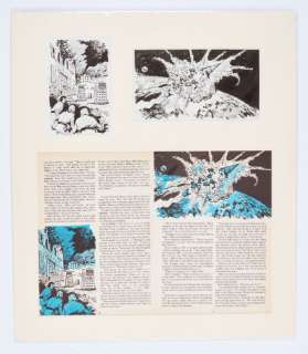 Dalek/Terror Task Force two original artworks by Edgar Hodges from the… | Comic Book Auctions ltd