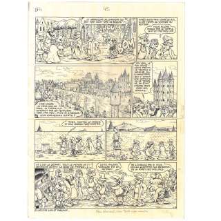 Pesch Jean-Louis (1928-2023). Bec En Fer. | Tome 4, Bec en fer à Paris. Encre, crayon et réhaut de blanc. Dimensions : 25 x 33 cm. | HVMC