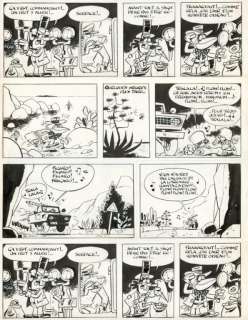 Lot #493 | Macherot. Planche originale Chlorophylle | BDEnchères