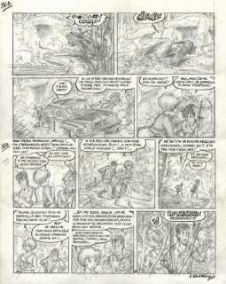 Lot #567 | Walthéry. Planche originale Natacha | BDEnchères