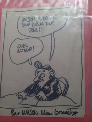 Manu Larcenet dessin/esquisse dédicacé signé « Pour Wilson » 30x22 cm | eBay Europe