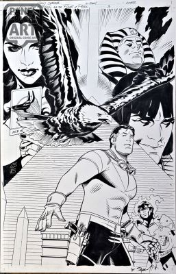 Chris Sprouse | Tom Strong And the Planet of Peril 3 Cover | Panel Page Art