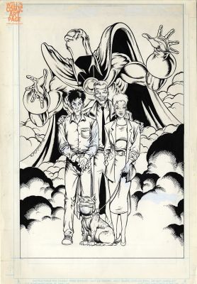 Shawn McManus | Dr Fate Promo Poster (Dc, 1988) | Will’s Comic Art Page