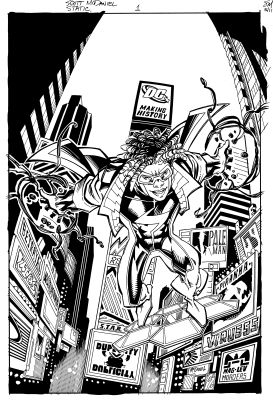 Scott McDaniel | 2025 CHRISTMAS ART DROP | STATIC SHOCK #1 | Scott McDaniel