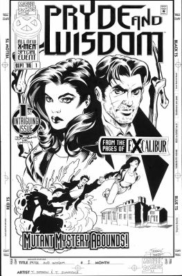 Dodson, Terry - Pryde And Wisdom #1 X-Men Cover | Cool Lines Art