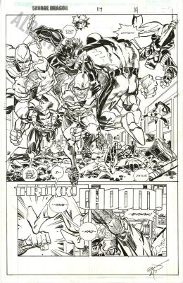 Erik Larsen | Savage Dragon Issue 119 Page 14 | Albert Moy