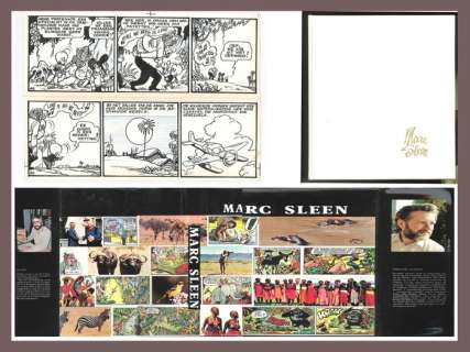 Sleen, Marc - 2 originele stroken (s.149 + s.150) Nero -  Arthur de Vetvogel + bijbehorende luxe biografie  hc - 1e druk - (1968-1985) | Catawiki