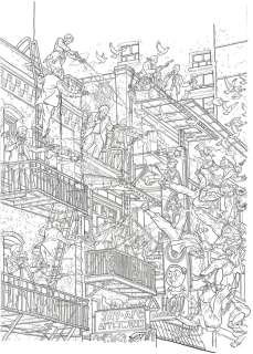 Geof Darrow – Hit-Girl Cover – Ink