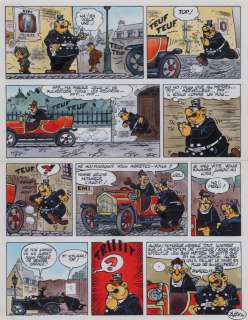 Daniel Kox (Né En 1952) | L’Agent 212 - planche originale, 1980 | Fauve Paris