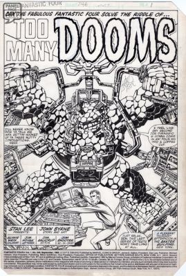 John Byrne - Fantastic Four 246 Page 1 Splash