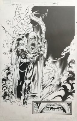 Stuart Immonen, Stuart Immonen | Fear Itself #1 Page 29 - 1St Appearance of Cul Borson, the Serpent | ComicArtFans Classifieds