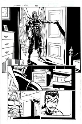 Mark Morales, Ron Garney | Uncanny X-Men #422 P 8 (The Angel & Stacy X [Miranda Leevald]!) 2003 | Romitaman