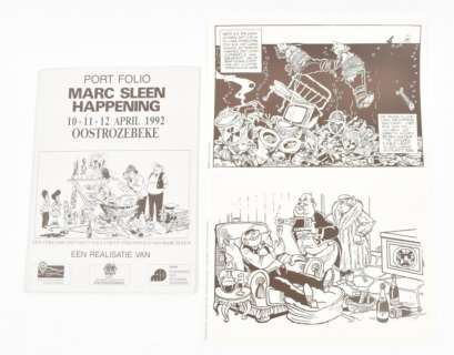 [ORIGINAL COMIC BOOK ARTWORK] MARC SLEEN (1922-2016). DE WONDERBARE AVONTUREN VAN MARC SLEEN | Zwiggelaar Auctions