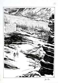 Bess, Georges (1947) | Dracula, planche 179. Encre de Chine et crayon sur... | Coutau Bégarie