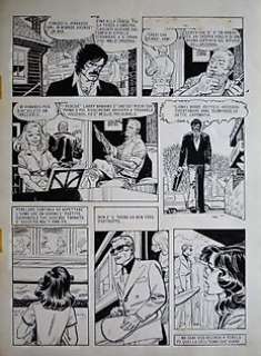 Fernandez, Enrique - original plate for LancioStory no. 1, "Larry Mannino Distretto 56" (1977) 