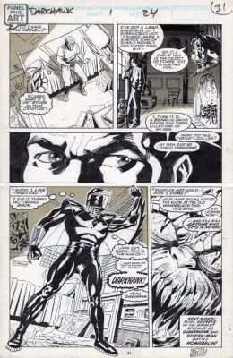Mike Manley | Darkhawk 1 Page 31 | Panel Page Art