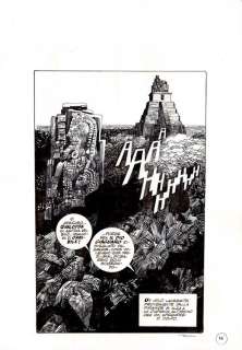 Sergio Toppi - Diabolik visto da lontano p.16 (pagina finale)