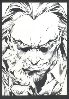 Bob Wiacek Carlos Pacheco | Pacheco Excalibur Page 1 Splash - Evil Leer Issue Excalibur # 96 Page 1 | Koch Comic Art