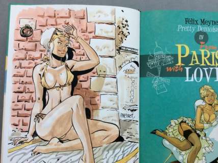 Meynet, Felix - Dessin original en couleurs directes dans "From Paris With Love" - (2012) | Catawiki