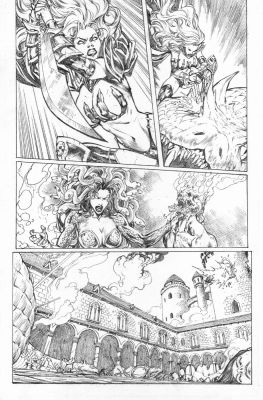 Diego Bernard | Lady Death: Diabolical Harvest Issue 22 Page 41 | ComiConArt