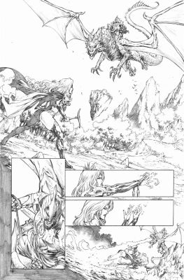 Diego Bernard | Lady Death: Diabolical Harvest Issue 22 Page 02 | ComiConArt