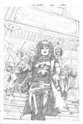 Diego Bernard | Lady Gunfighter Page Cover | ComiConArt