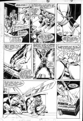 Ron Wilson | Wilson, Ron - He-Man, Masters of the Universe #12 Pg 6, He-Man & Skeletor | Cool Lines Art