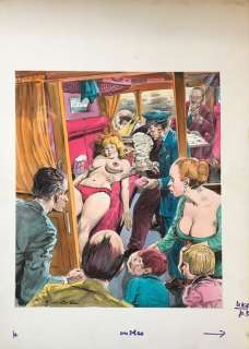 Buzzelli, Guido - original plate for Menelik no. 45 (1972) | Catawiki