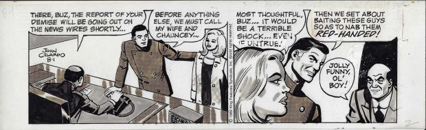 John Celardo | Buz Sawyer Comic Strip Art From John Celardo | TDArt