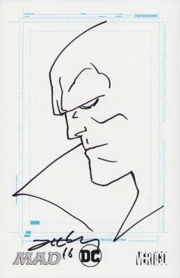 Tim Seeley | Martian Manhunter Ink Commission - Signed 2016 | Anthony’s Comic Book Art