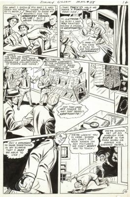 Pete Costanza | Jimmy Olsen #118 P 10 (Lex Luthor with Green Kryptonite!) 1968 | Romitaman