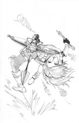 Siya Oum | Gi Joe Scarlett 5 Cover Midtown Comics Variant | TDArt