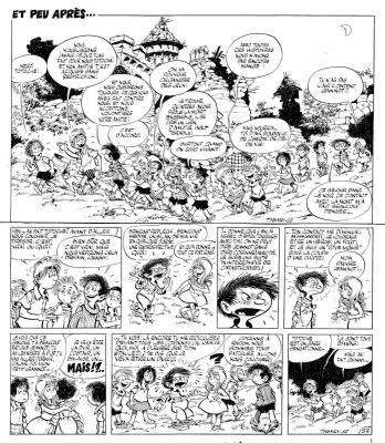 Tabary | TOTOCHE, Planche originale 57, Le Trésor des Oubliettes | Galerie Napoléon