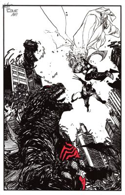Von Randal | Godzilla: Infinity Roar #3 Issue 3 Page Cover | Next Comic Art