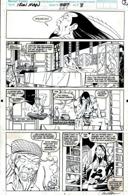 Bob Wiacek, Paul Ryan | Iron Man #267 P 3 (The Mandarin Throughout!) 1991 | Romitaman