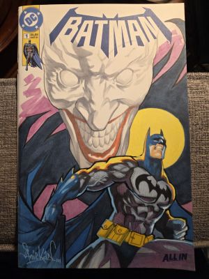 Aniekan Udofia | Sketch Cover - Batman And Joker | TDArt